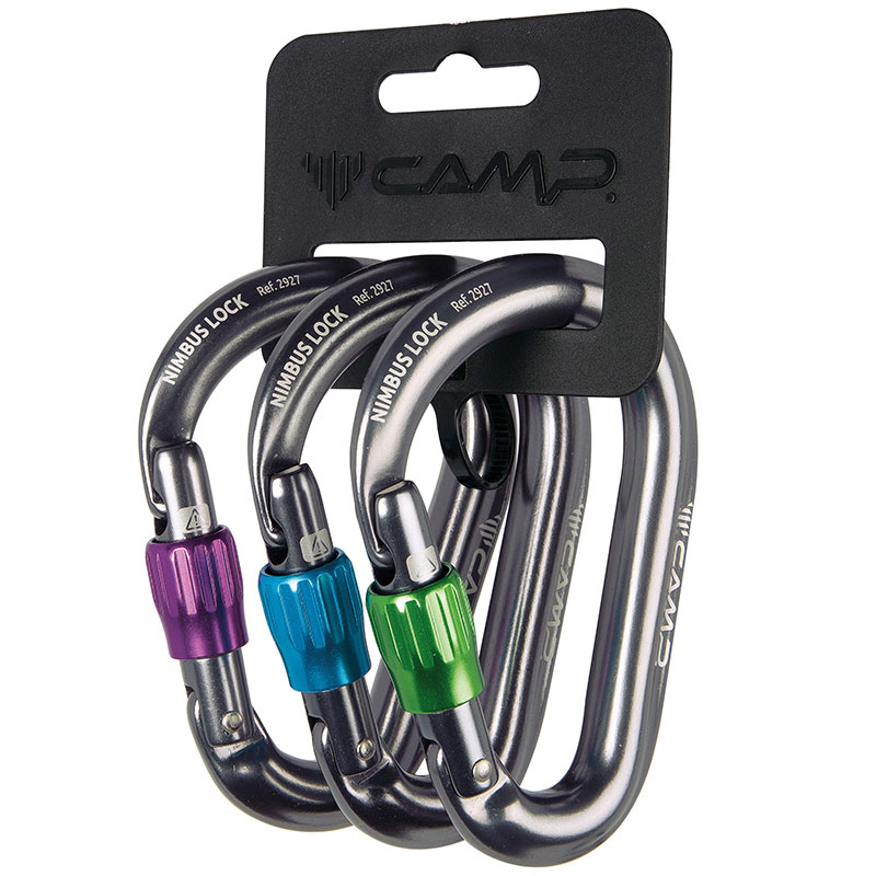 set karabín CAMP Nimbus Lock 3-Pack